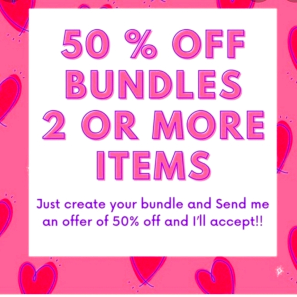 Valentines Day sale 50% off all bundles